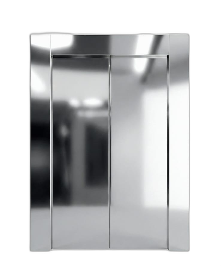 Silver Mirror Stainless Steel Door